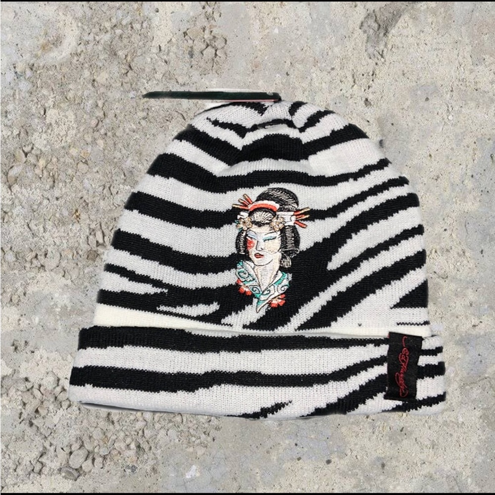 Zebra Ed Hardy Hat